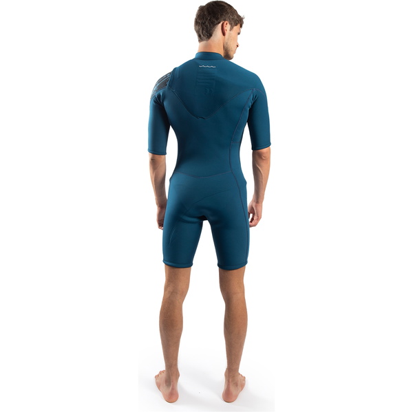 2026 Gul Mens Response Echo 3/2mm Shorty Wetsuit RE3325-C1 - Navy / Nucamo